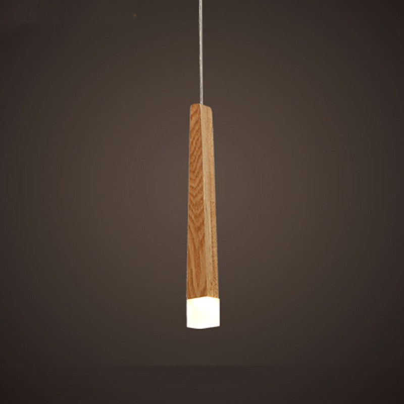Nordic Wood Matchstick Pendant Light